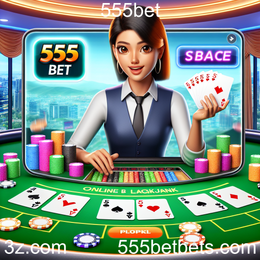 Blackjack na 555bet: A emoção do 21 ao seu alcance